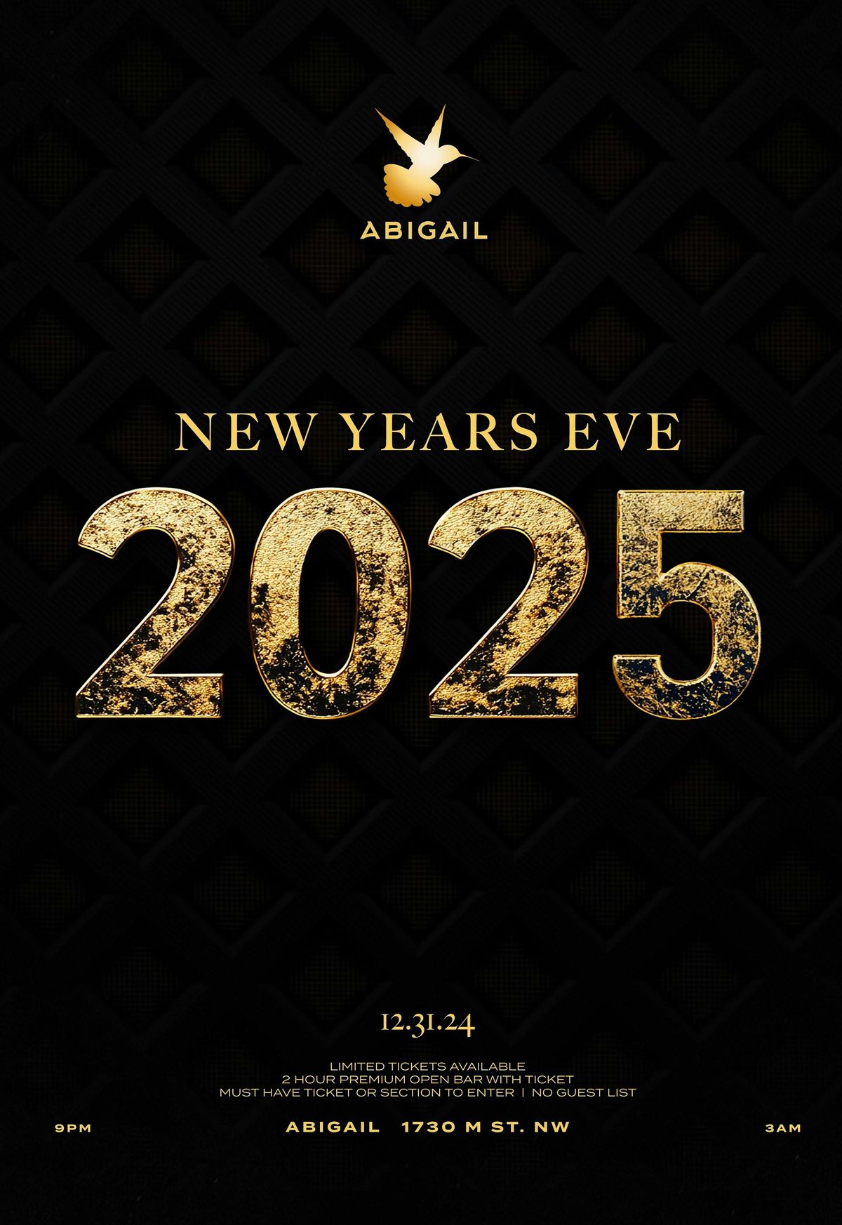 New Years Eve at Abigail