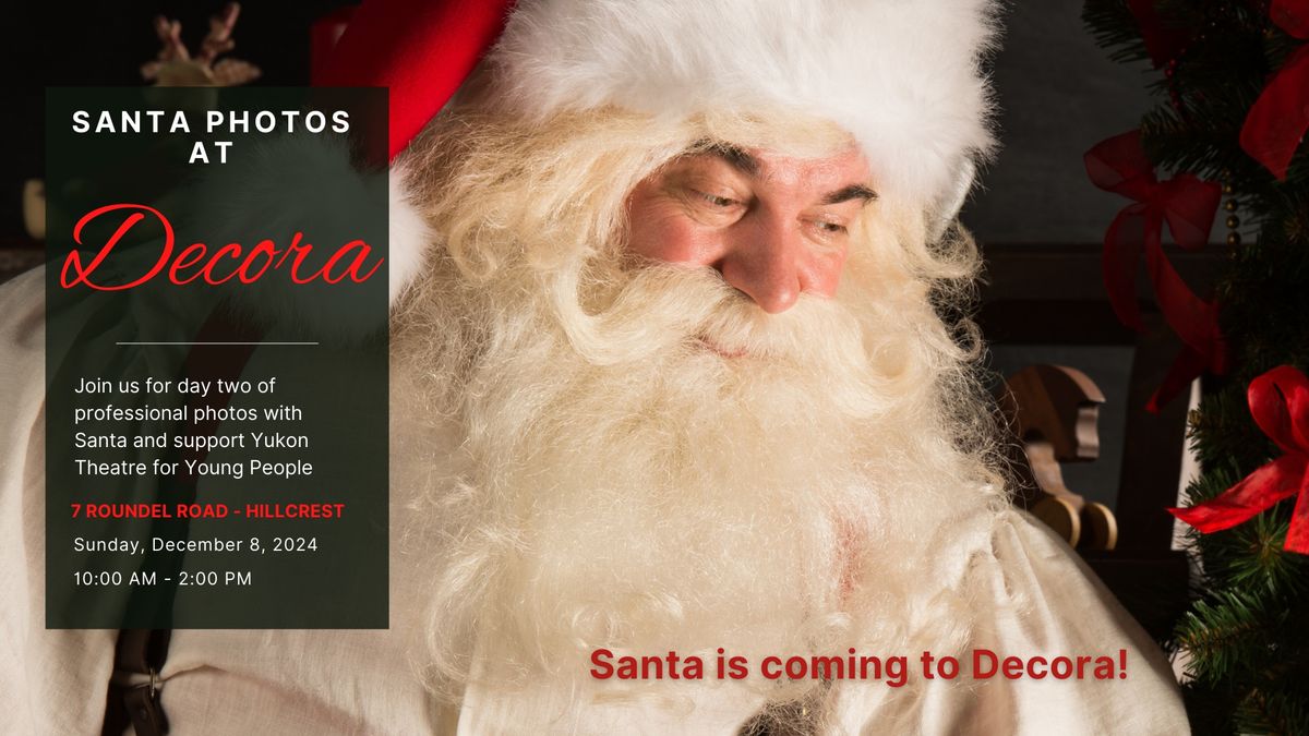 Santa Photos at Decora: Fundraiser 