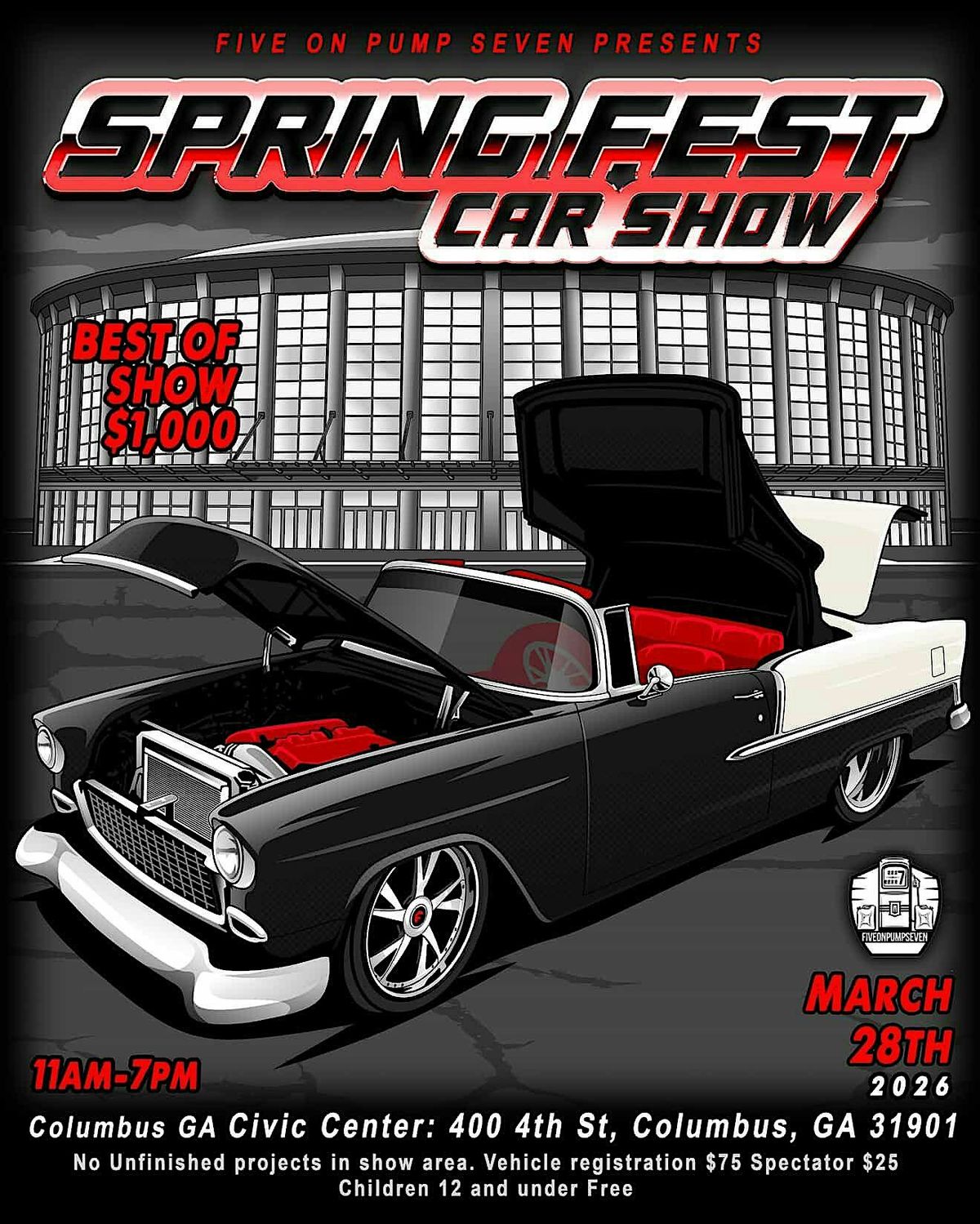 FiveOnPumpSeven Presents: 2nd Annual Spring Fest Car Show