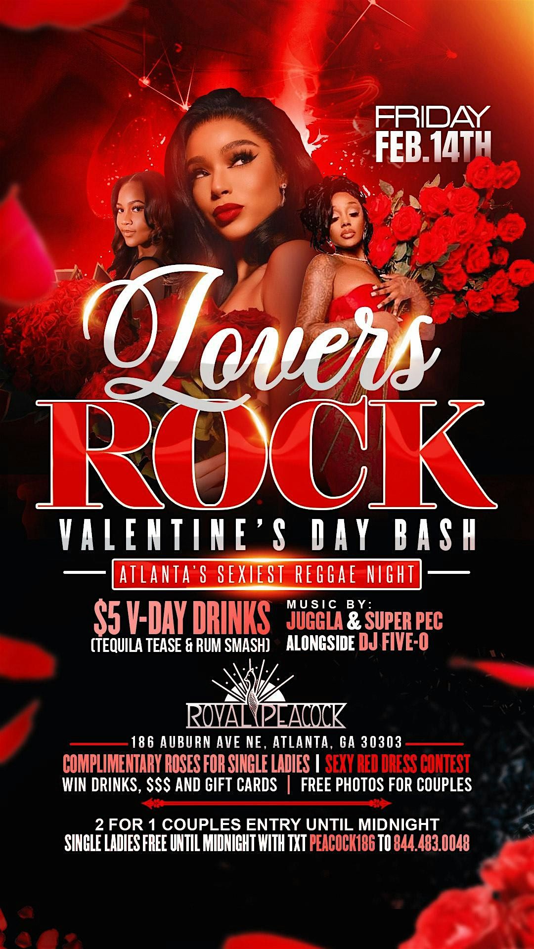 LOVER'S ROCK Valentine's Day Bash | ATL's Sexiest Reggae Night