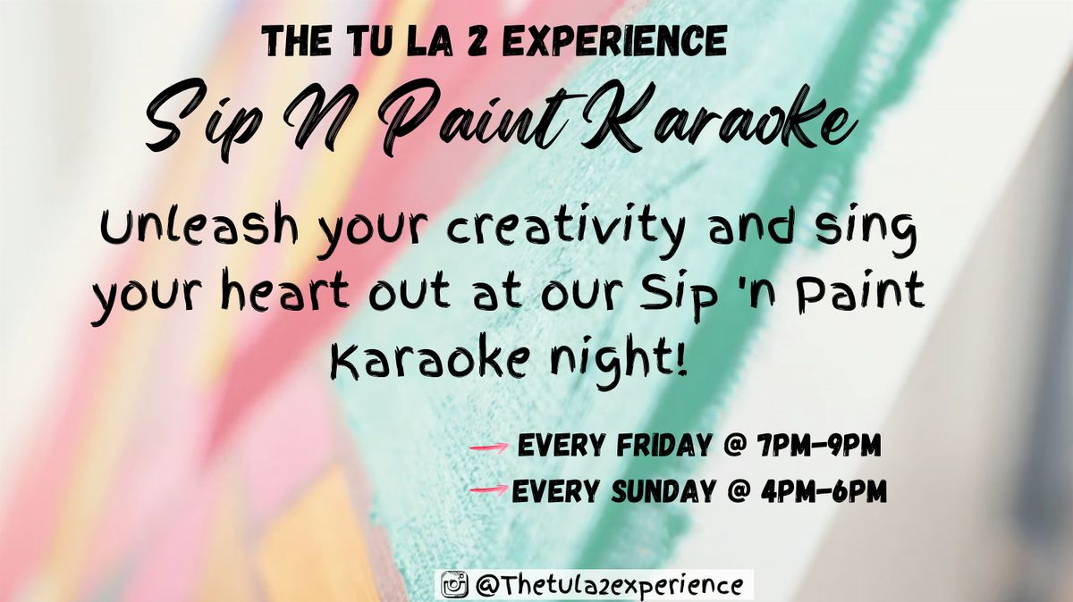 Sip N Paint Karaoke