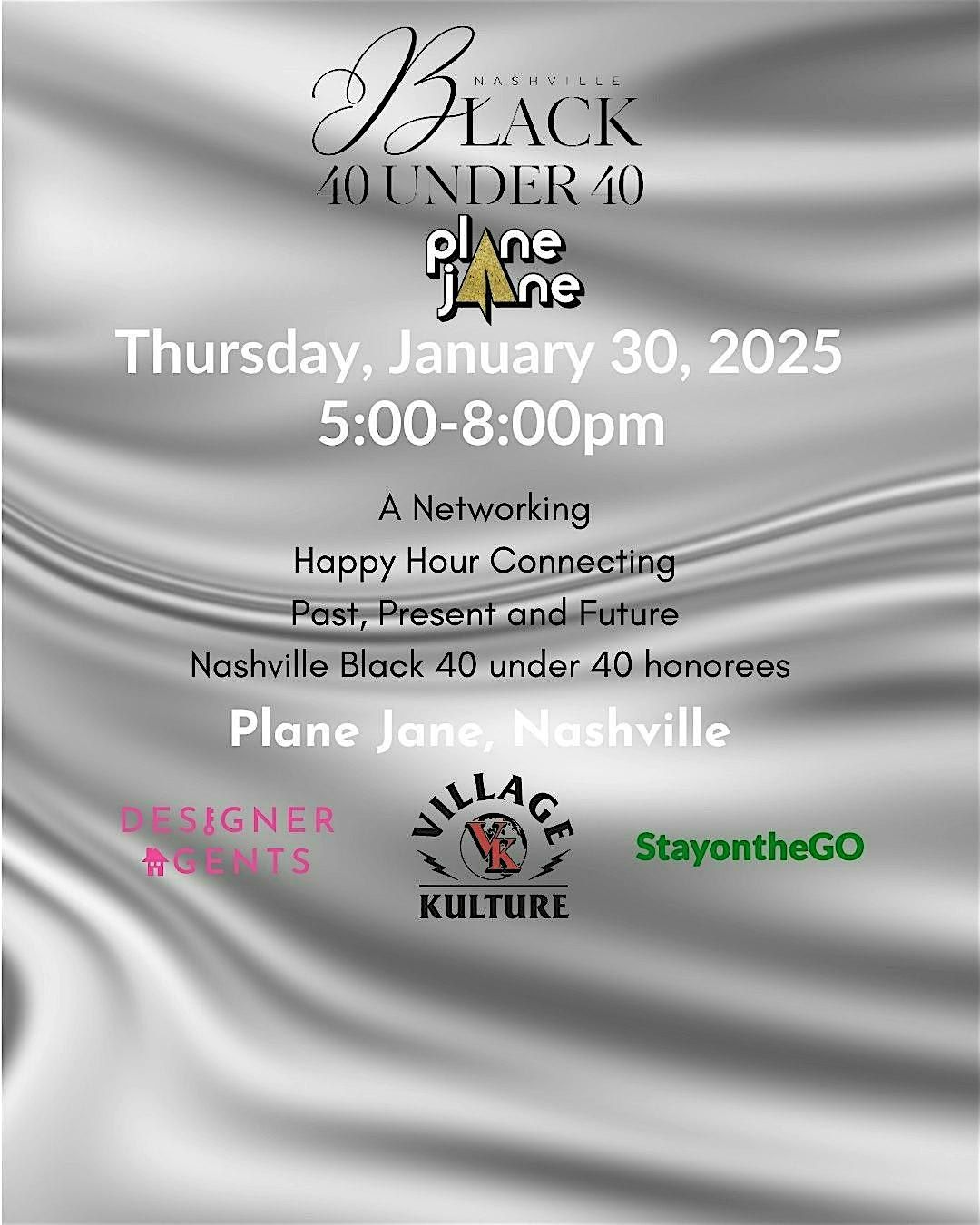 Nashville Black 40 under 40 Past, Present Future Networking Event