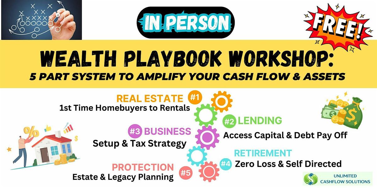 Wealth Playbook Workshop: Real Estate, Debt Payoff, Tax Savings, Retirement