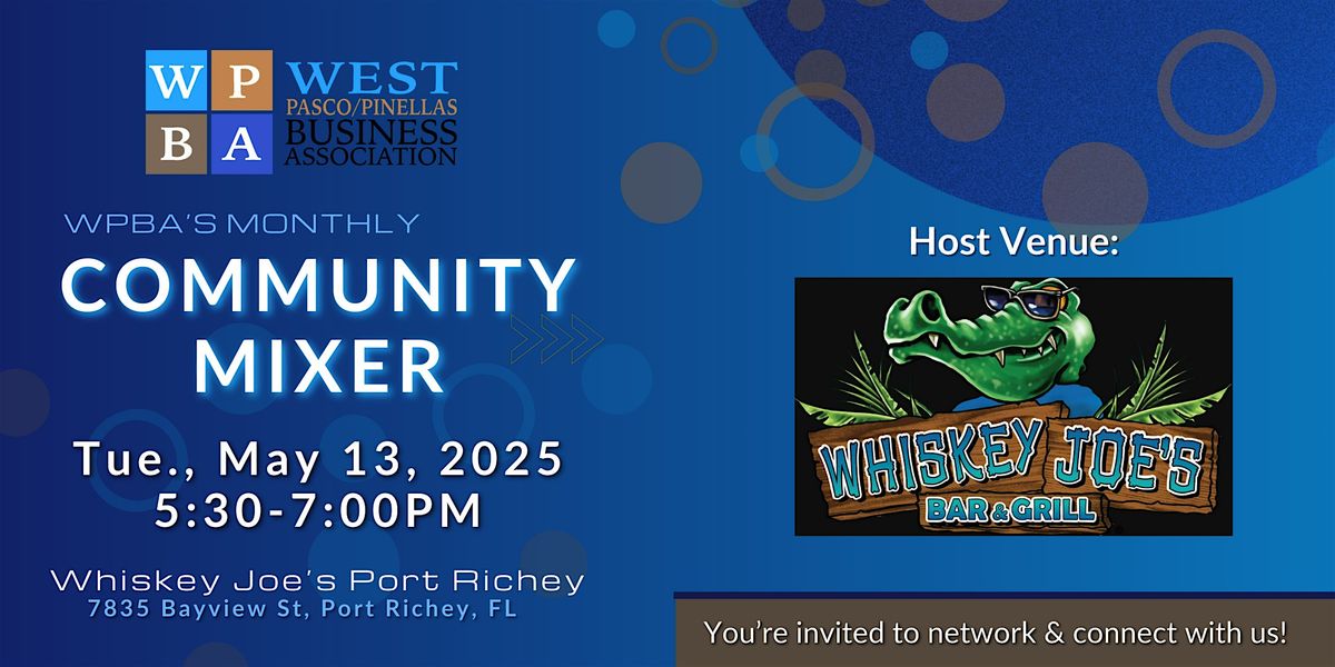 WPBA's Monthly Community Mixer - May 13th, 2025