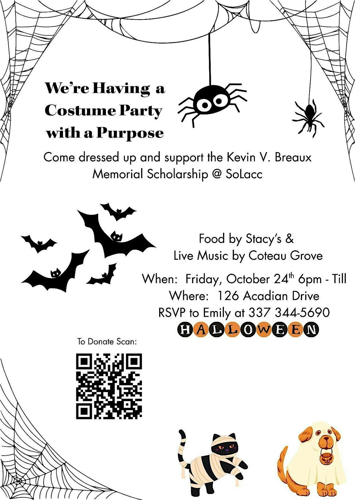 Costume Party with a Purpose