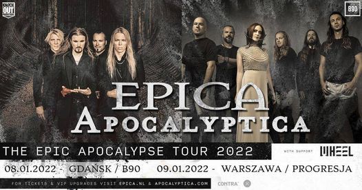 Epica, Apocalyptica + Wheel \/ 9 I \/ Warszawa