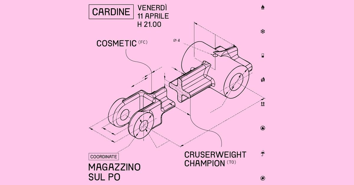 Cardine \u26af Cosmetic + Cruiserweight Champion @Magazzino sul Po