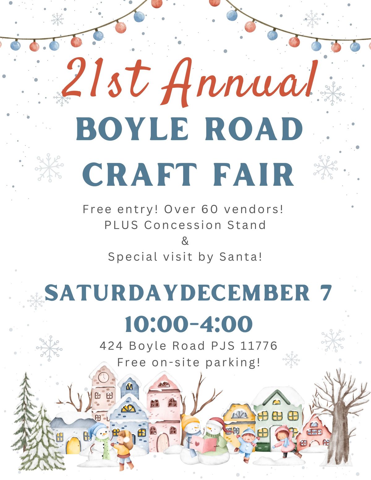 Annual Boyle Road Craft Fair