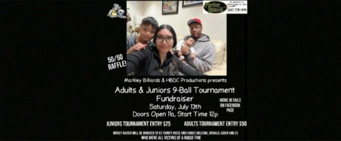 Juniors & Adults 9-Ball Tournament Fundraiser 