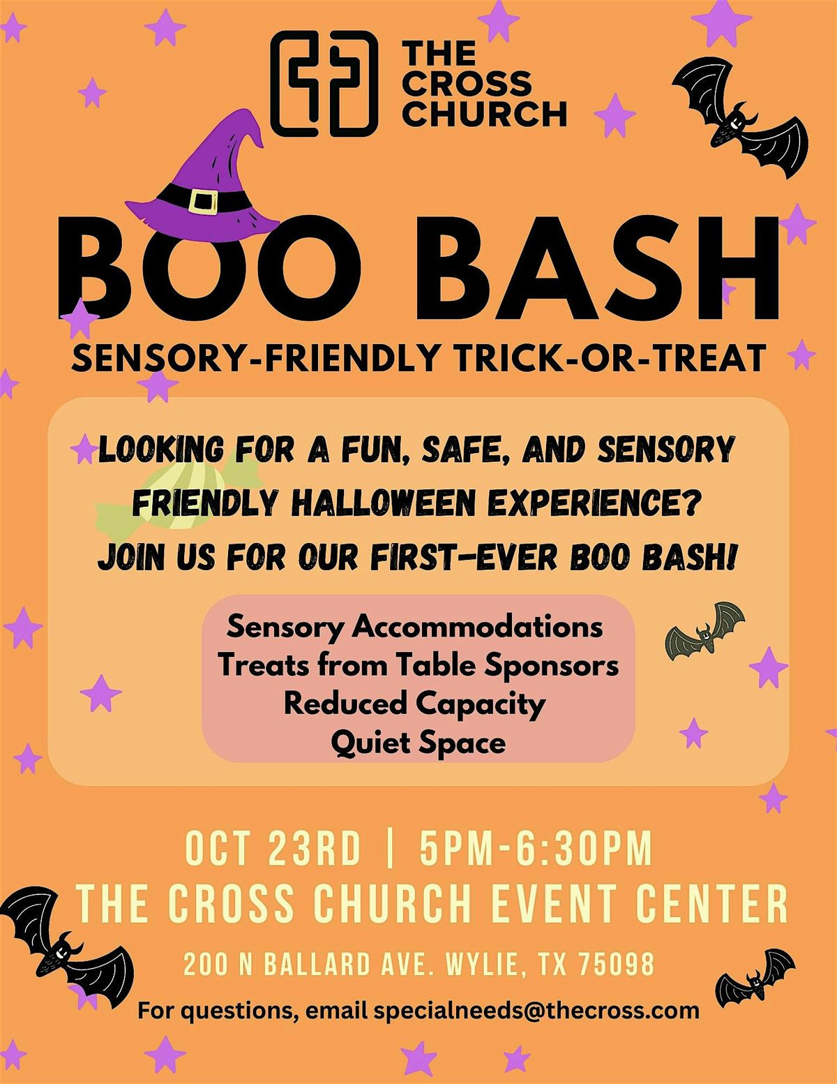 BOO Bash- Sensory Friendly Trick-or-Treat