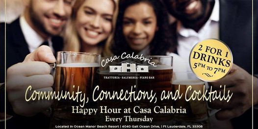 Community, Connection and Cocktails - 2 For 1 Drinks