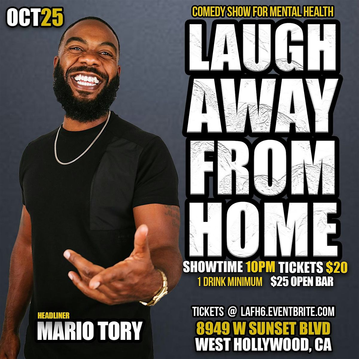 L.A.F.H Comedy Show : Mario Tory