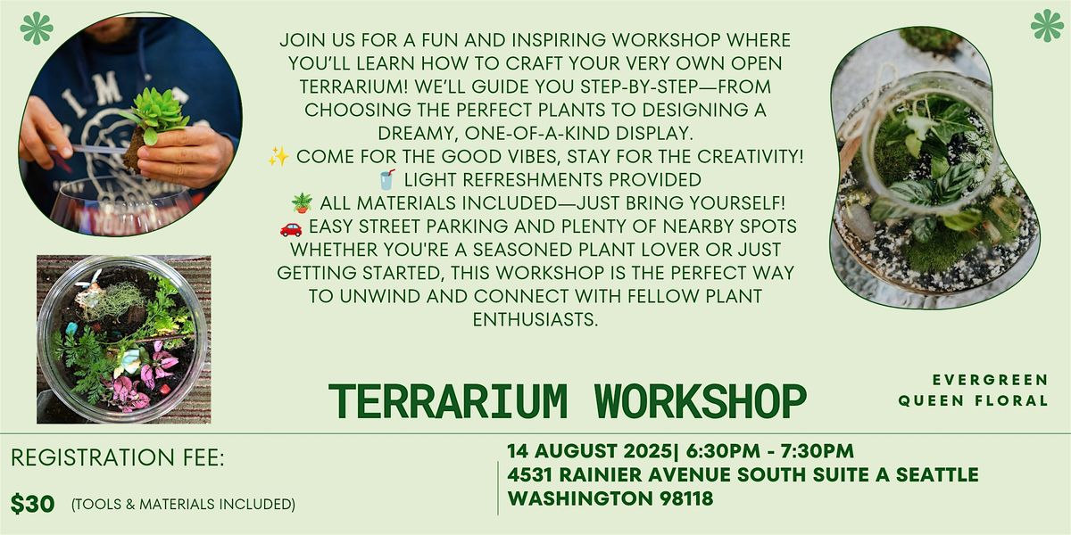 Terrarium Workshop