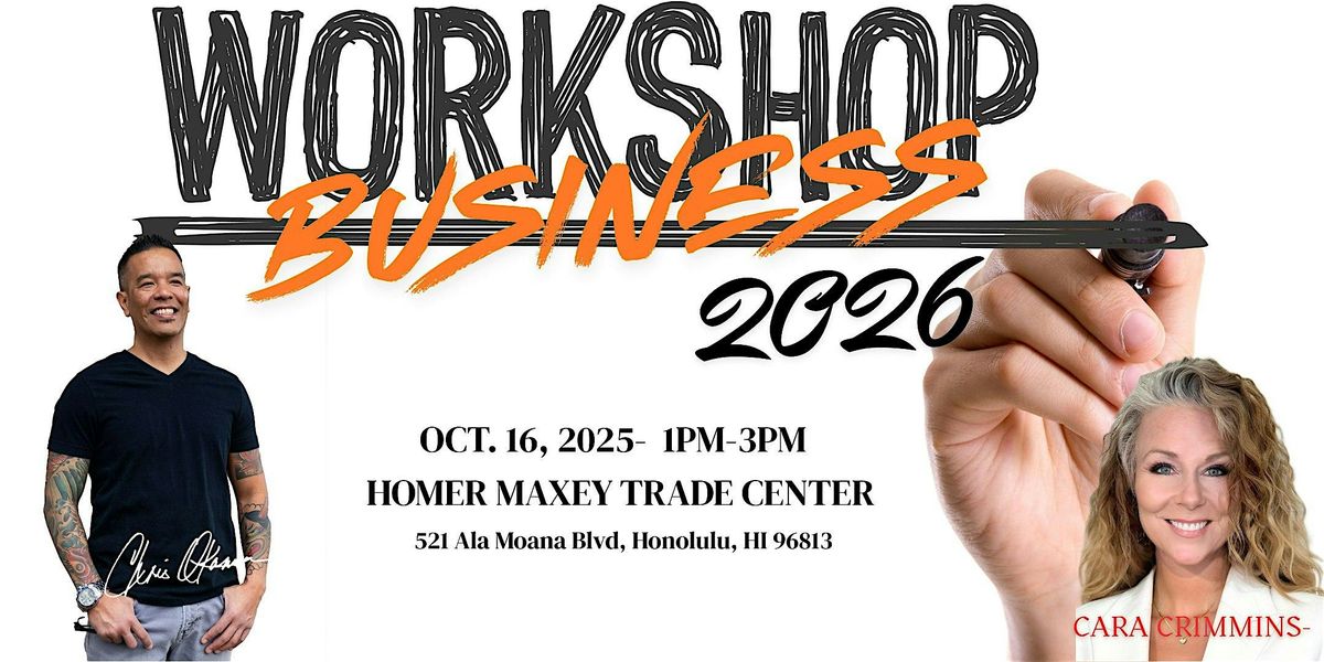 Vision to Victory: Your 2026 Business Mastery Workshop\u201d