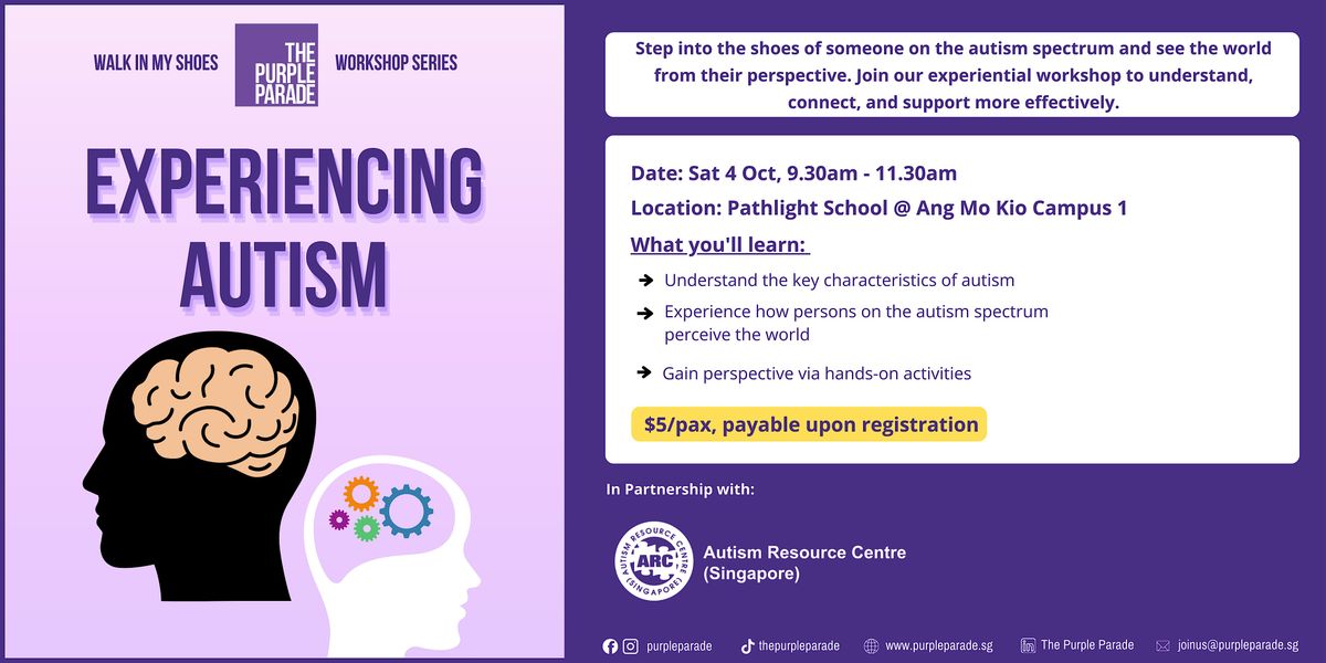 The Purple Parade 'Walk In My Shoes' Series: Experiencing Autism