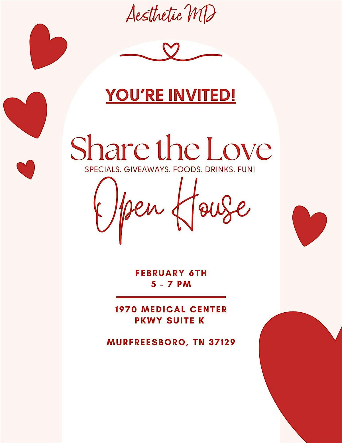 Share the Love Open House Event