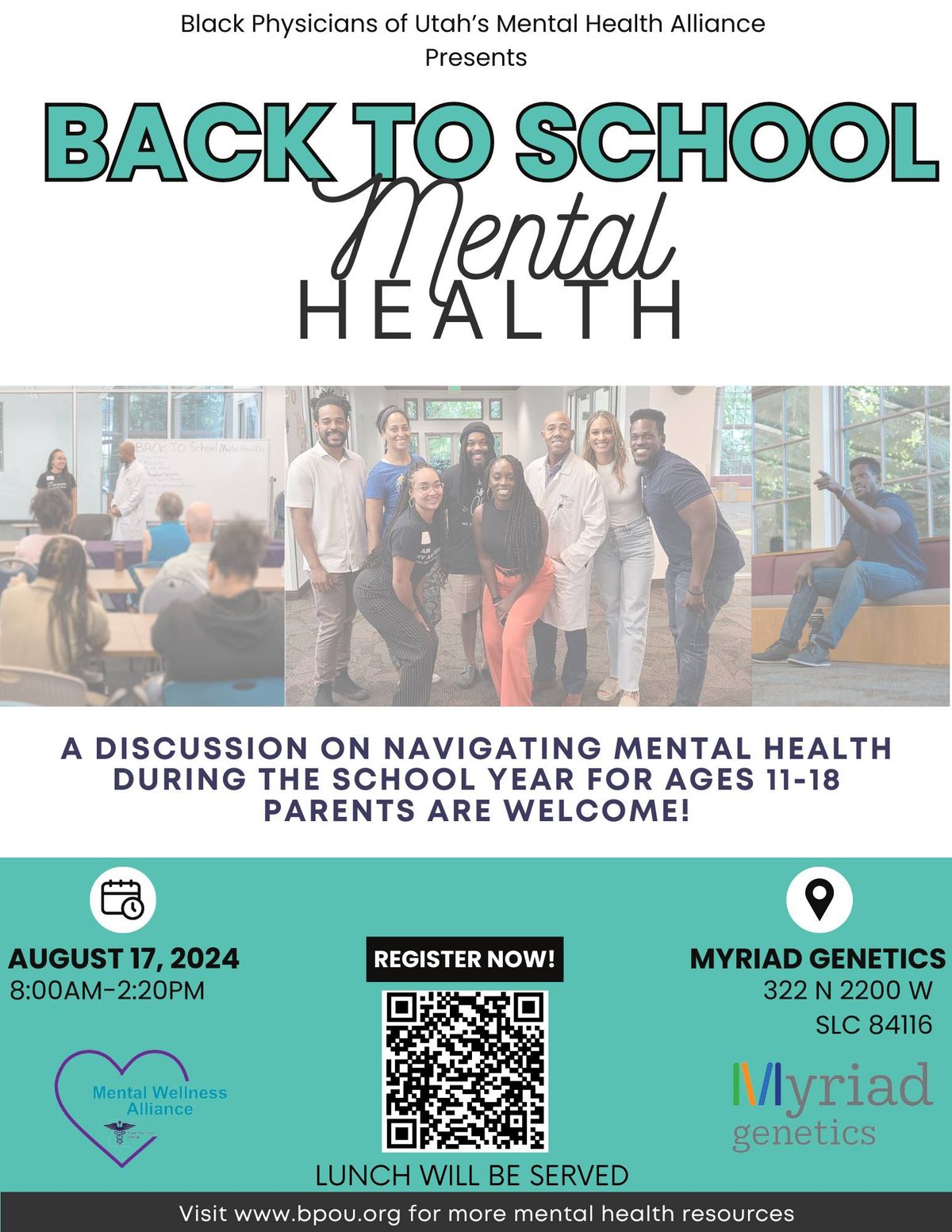 2ND ANNUAL BACK TO SCHOOL MENTAL HEALTH: UNPLUGGLING FOR WELLNESS