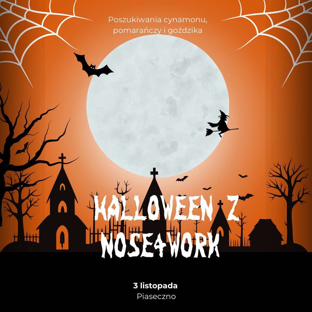 Halloweenowa gra terenowa nosework 