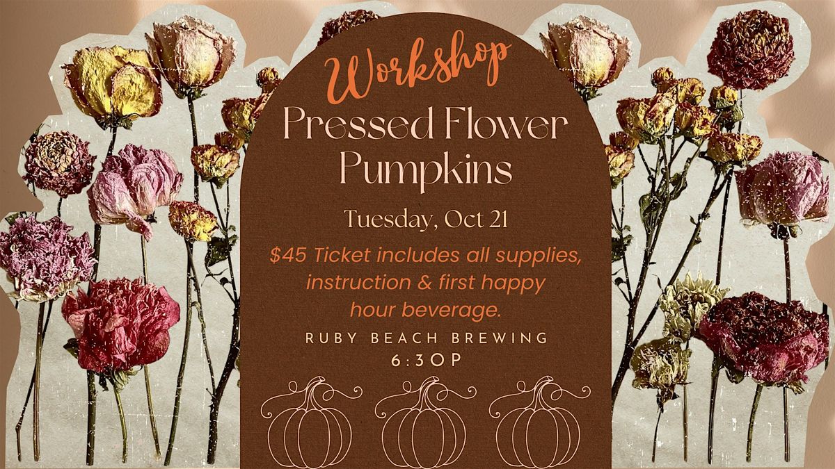 Pressed Flower Pumpkins with Amanda Moon