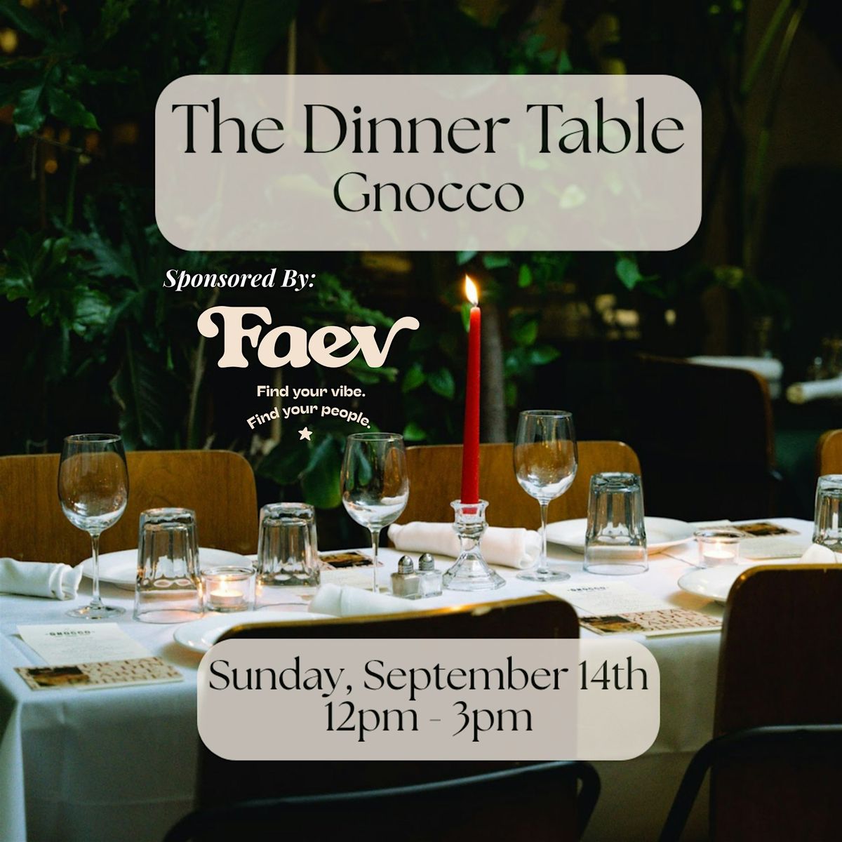 The Dinner Table x Faev: "New to New York" Brunch at Gnocco (East Village)