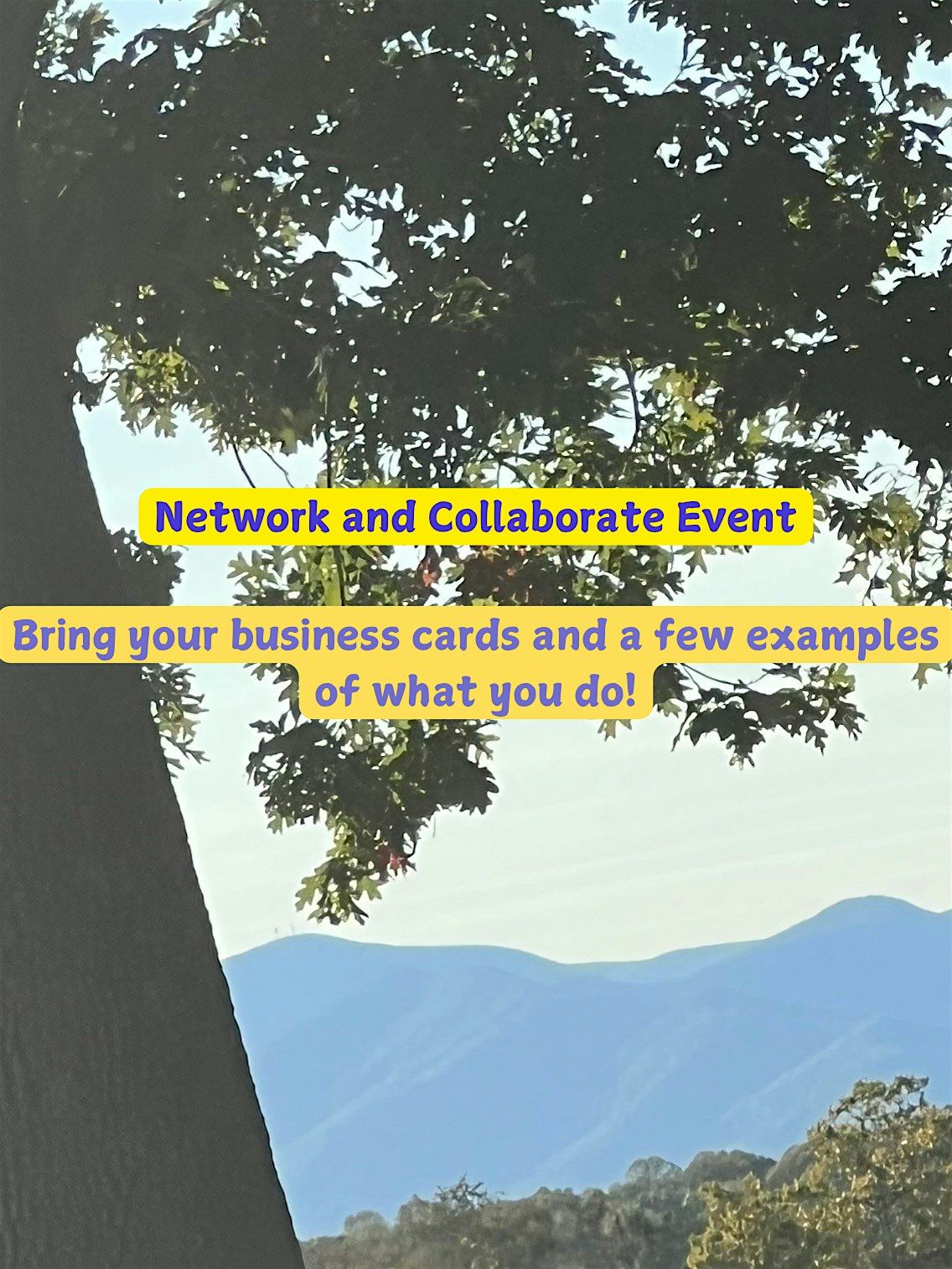 Network and Collaborate Event