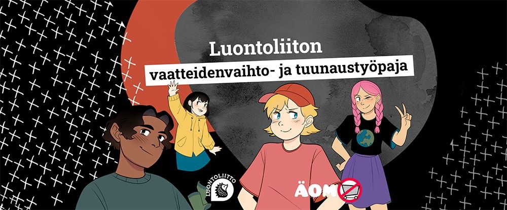 Vastaisku pikamuodille! Luontoliiton vaatteidenvaihto- ja tuunausty\u00f6paja