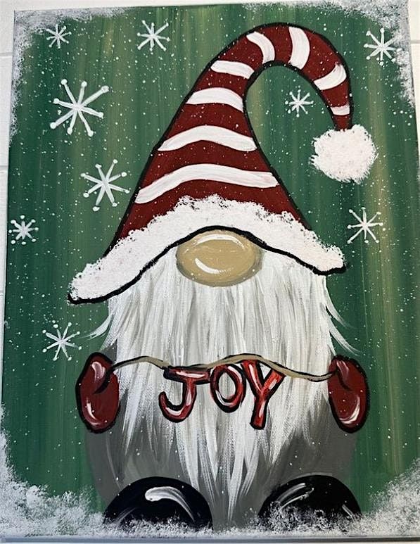 Paint with Ashley Blake \u201cJoyful Gnome\u201d Paint Night