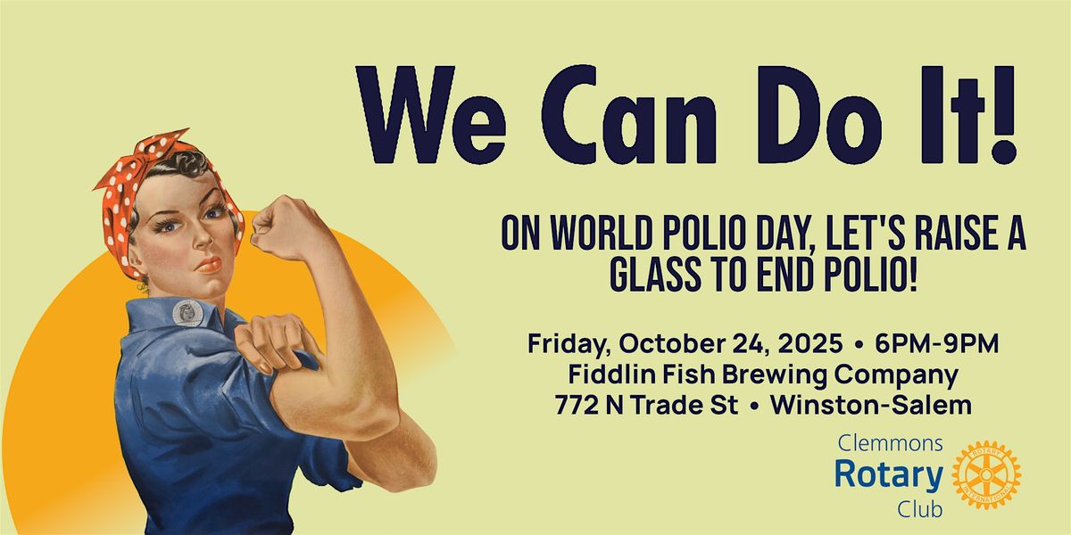 We Can Do It!  Pints for Polio 2025