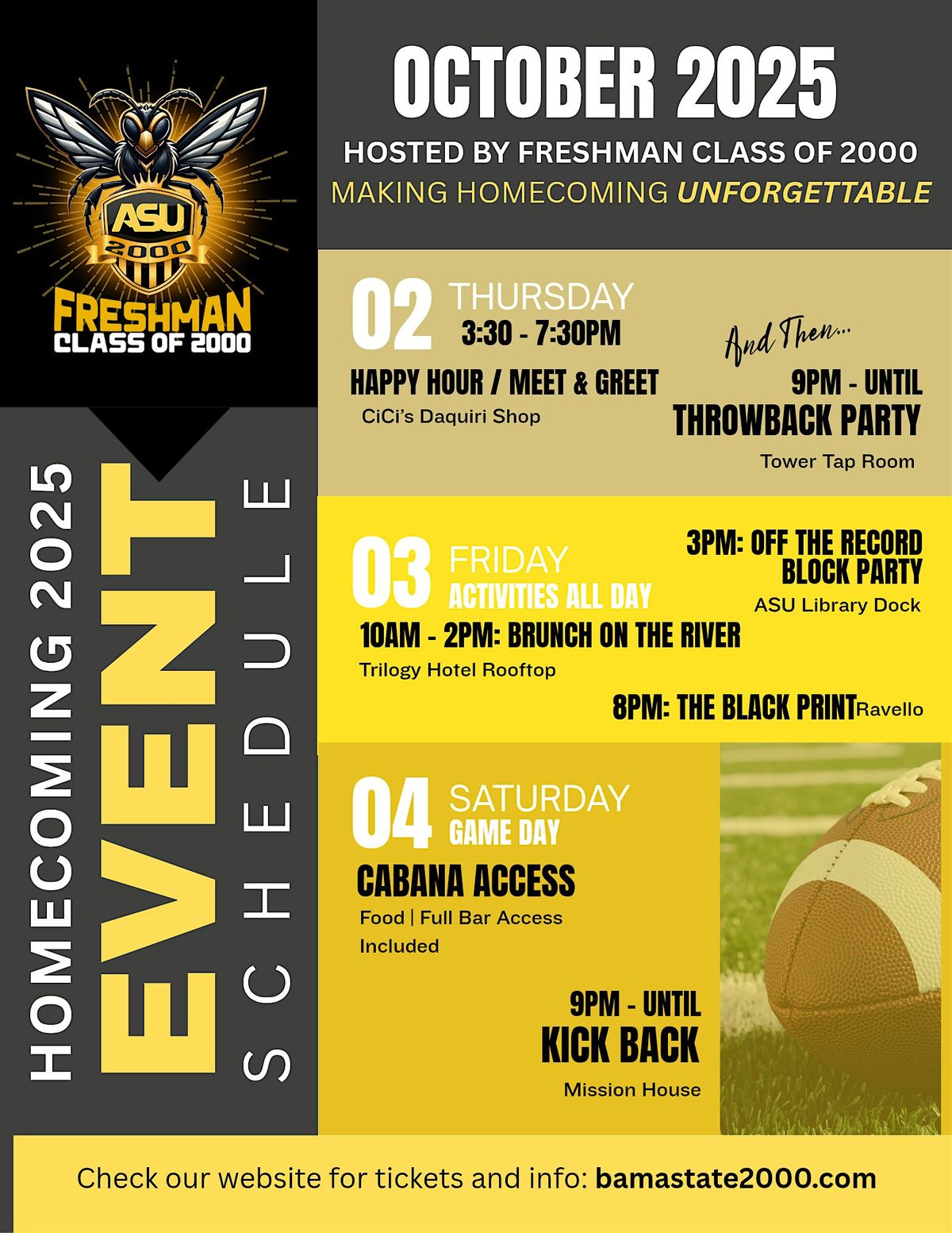 Freshman 2000 Game Day Cabana