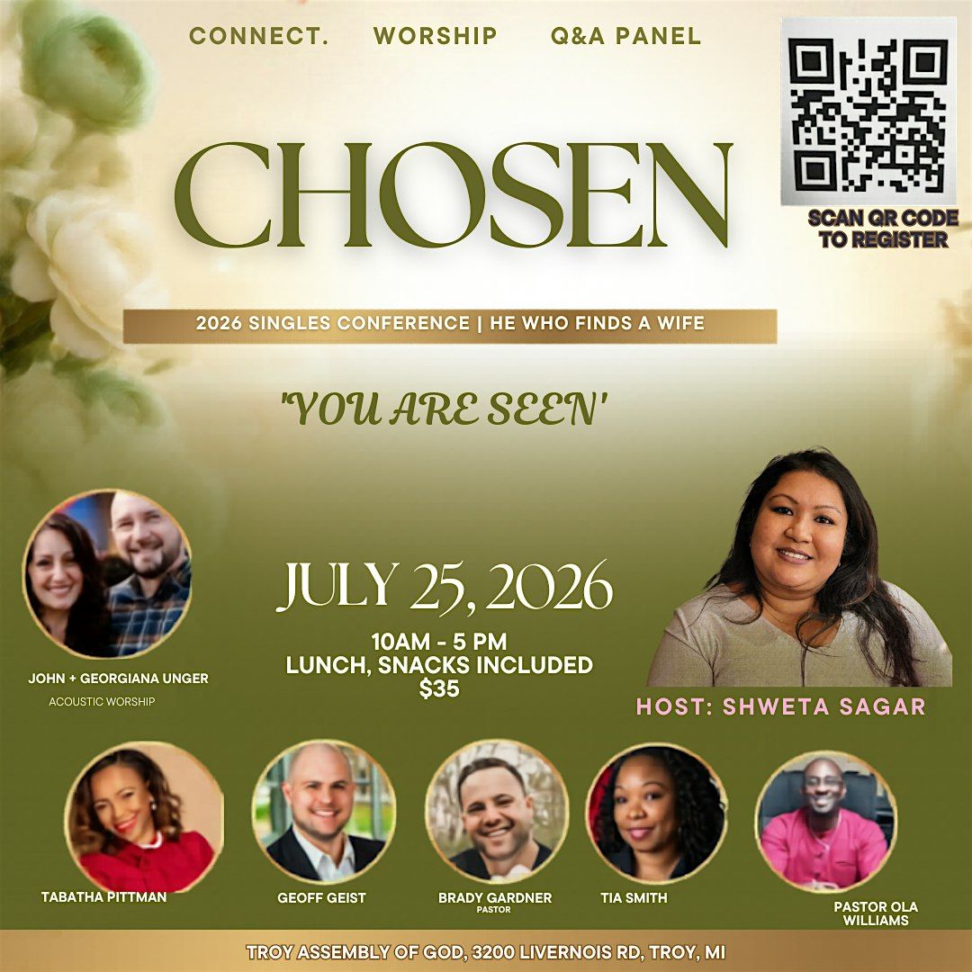 Chosen - A Christian Singles Conference and Networking event