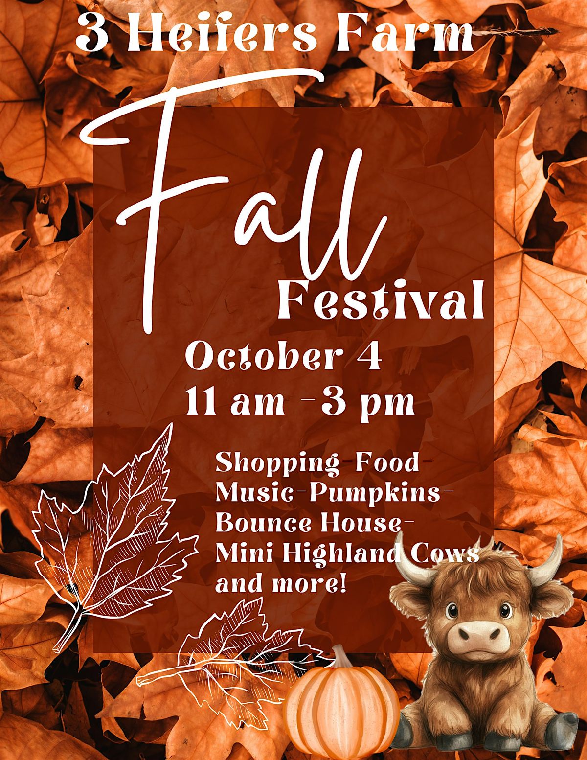 3 Heifers Farm Fall Festival