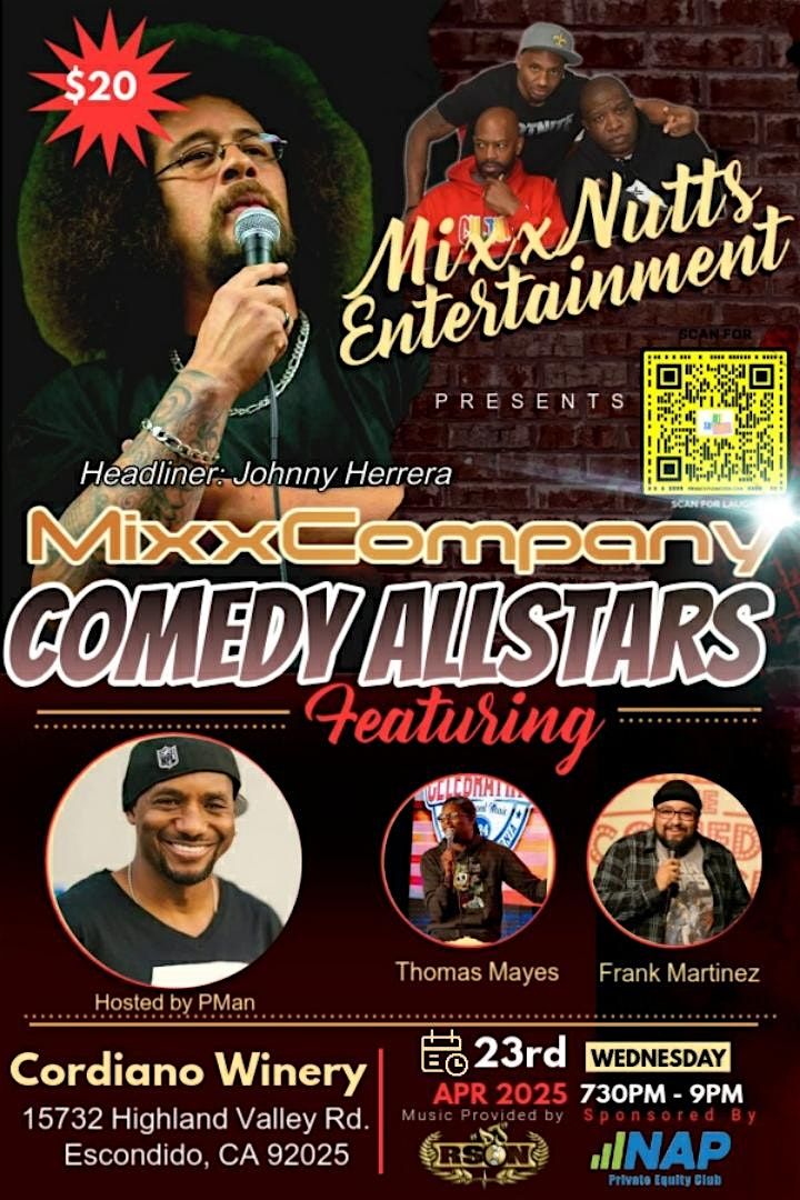 MixxNutts Presents: MixxCompany Comedy Allstars