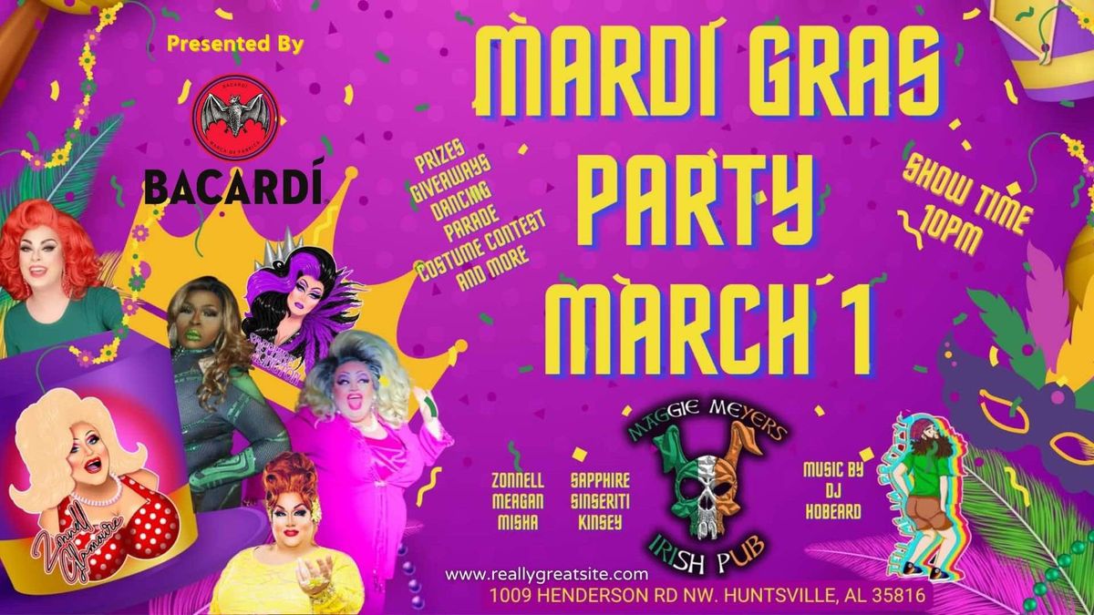 Mardi Gras Party March 1