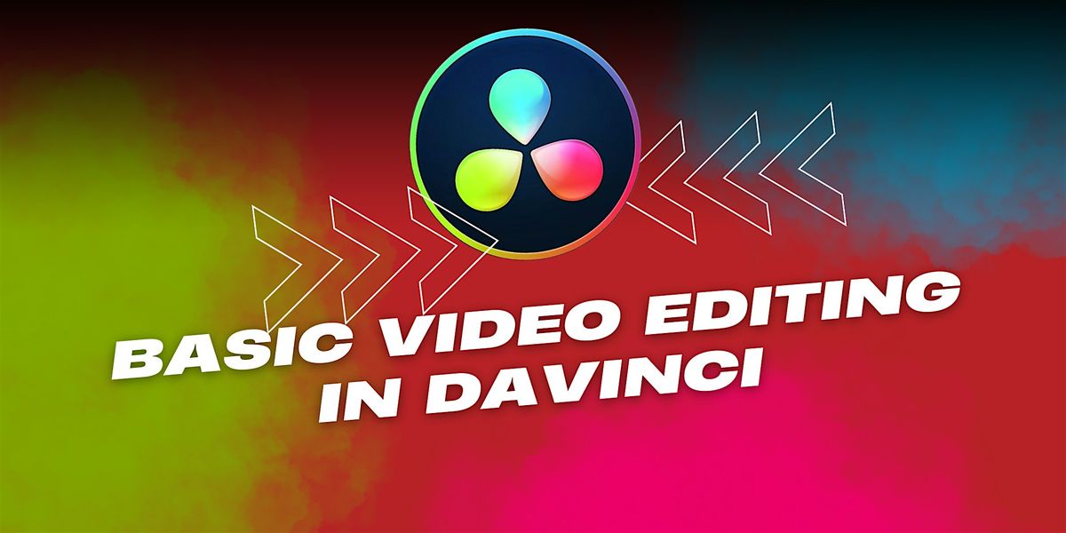 Video Editing Basics in Davinci Resolve, all ages, FREE for members!