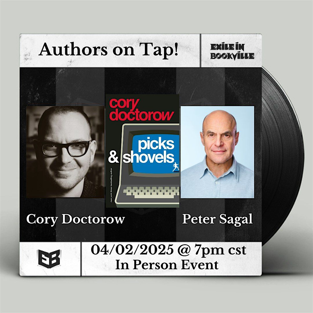 Authors on Tap:  Cory Doctorow and Peter Sagal