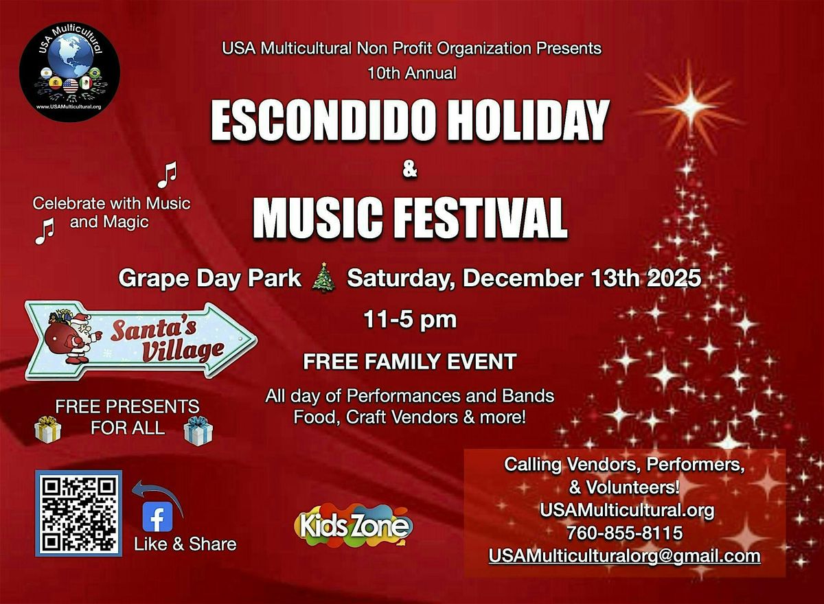 10th annual Escondido Holiday & Music Festival