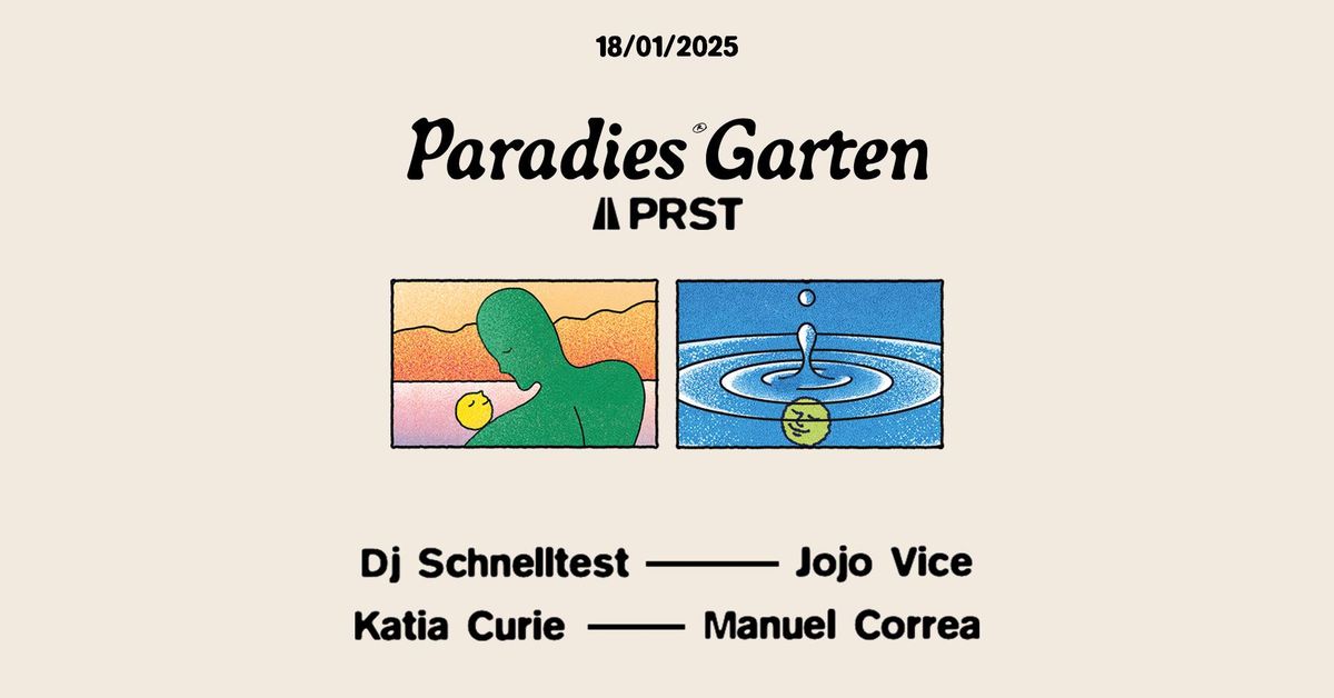 PARADIES GARTEN x PRST \ud83c\udf3c 