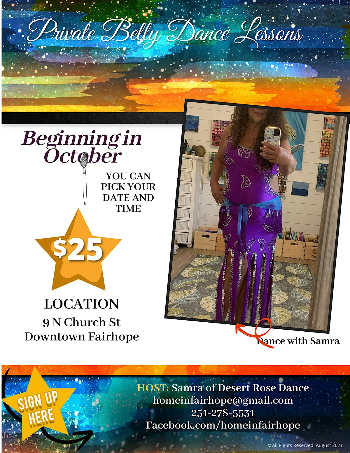 Private Belly Dance Lessons with Samra!