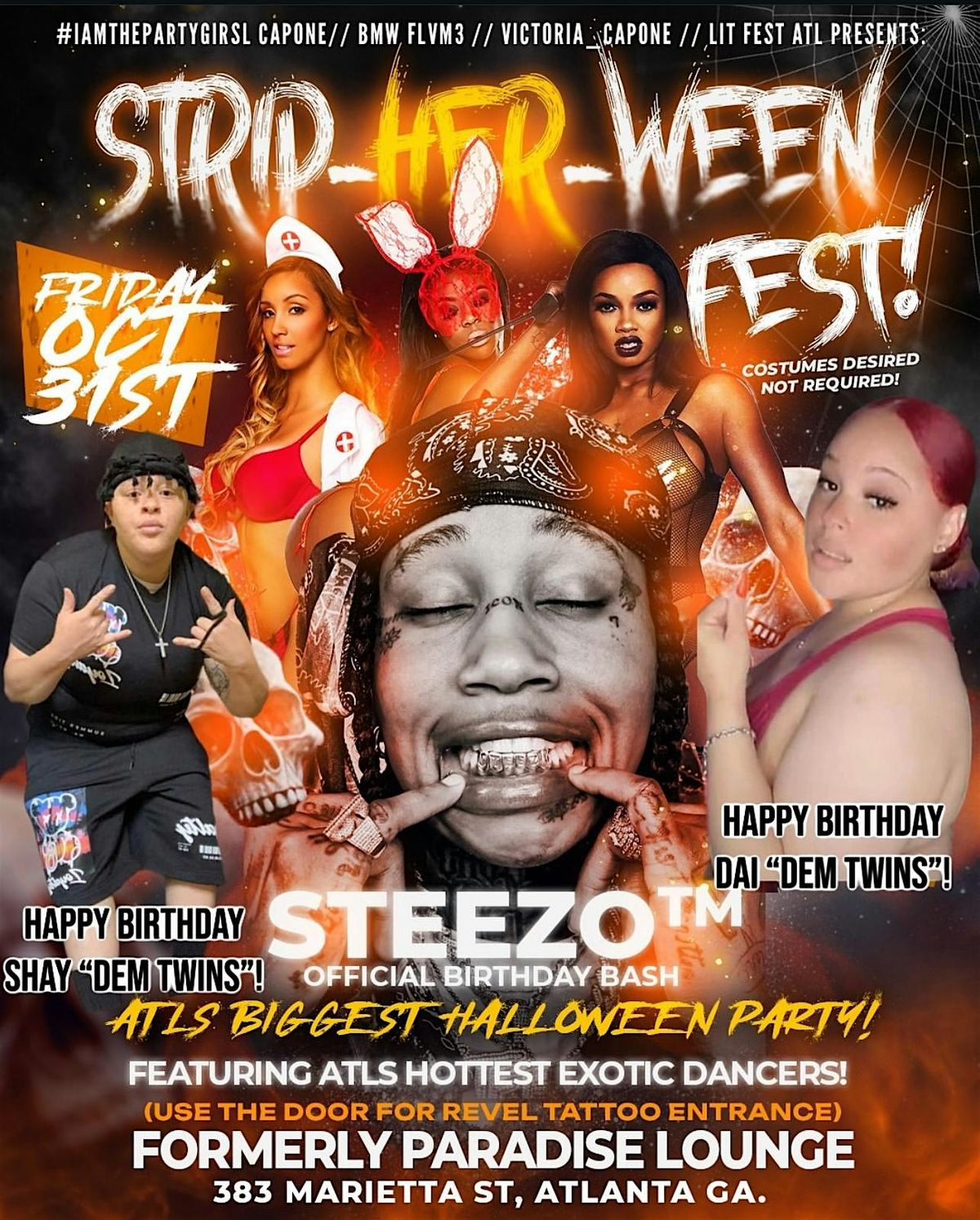 Atlanta Black Pride Strip-Her-Ween Fest