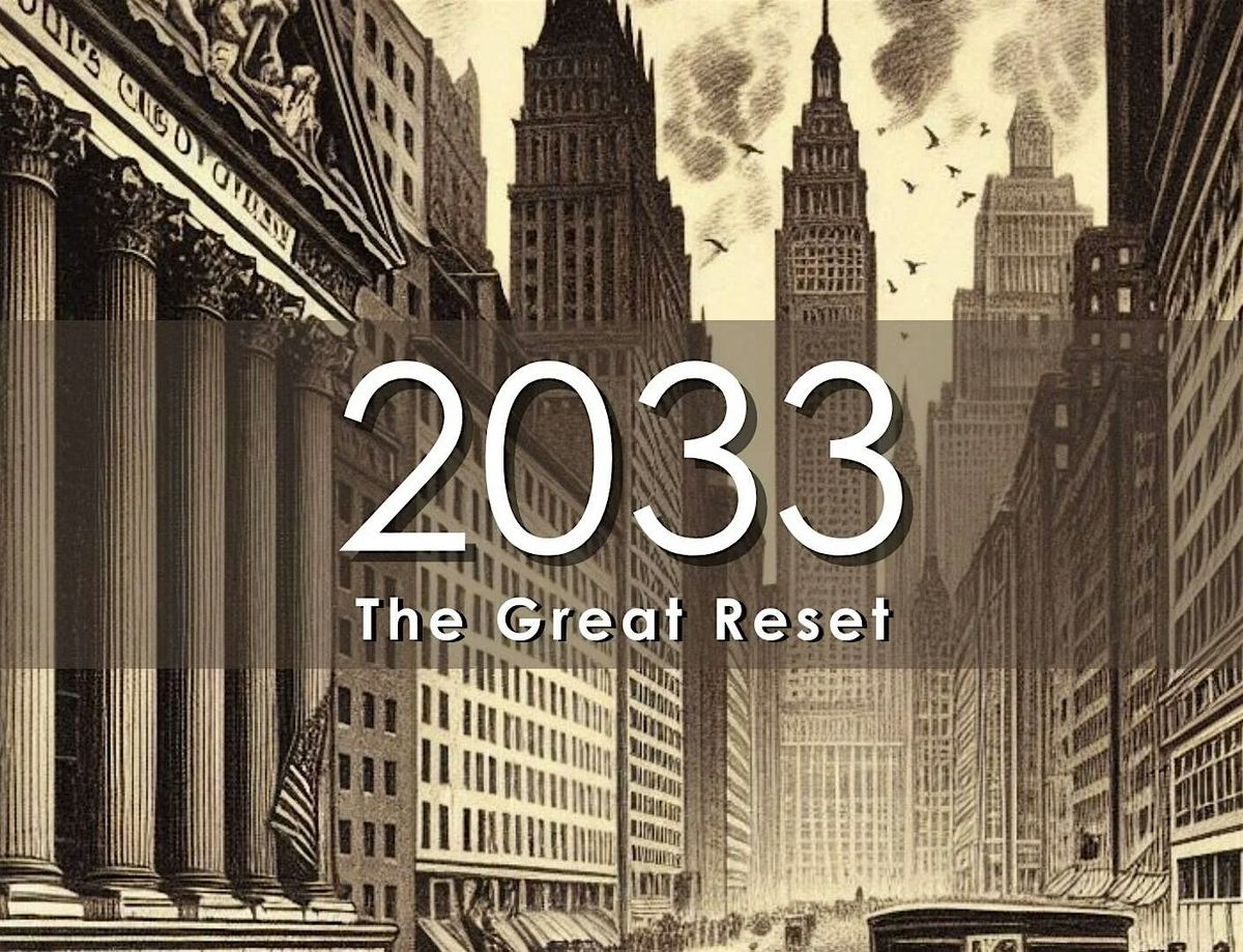 National Book Launch Tour | Sydney | 2033: The Great Reset