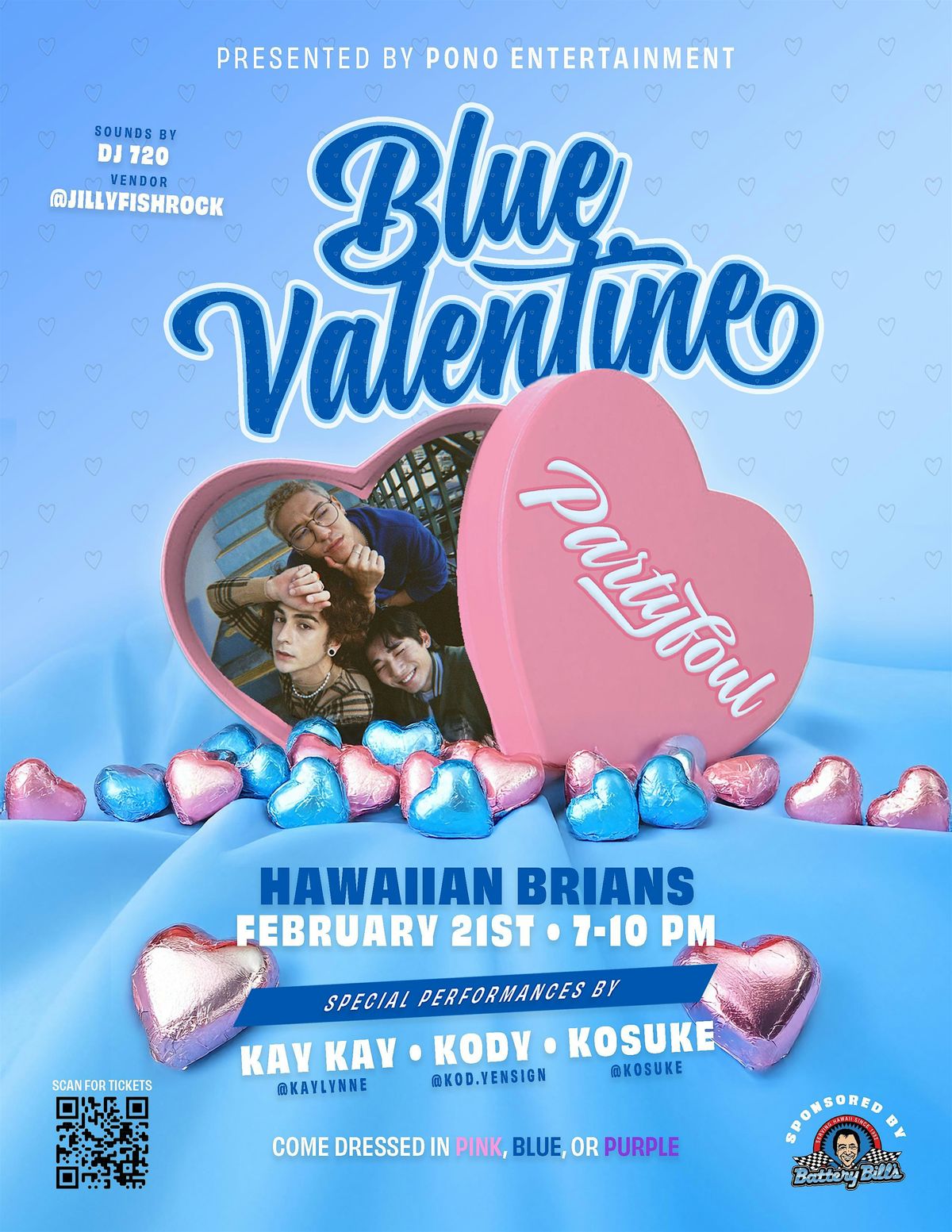 BLUE VALENTINE - A PARTYFOUL PULL UP