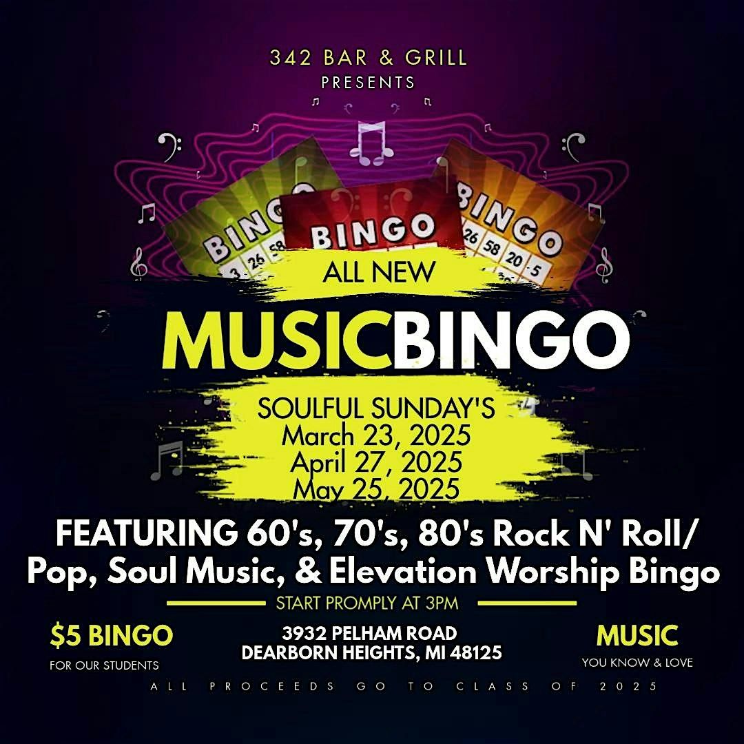 Soulful Sundays: Music Bingo