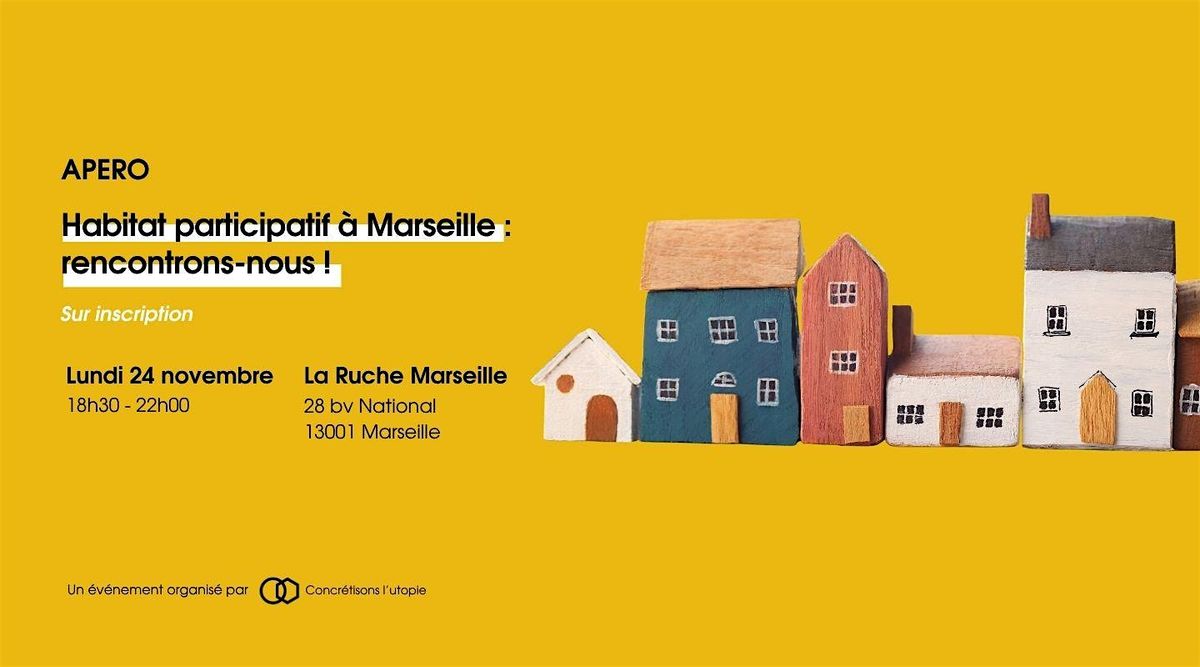 Ap\u00e9ro habitat participatif \u00e0 Marseille