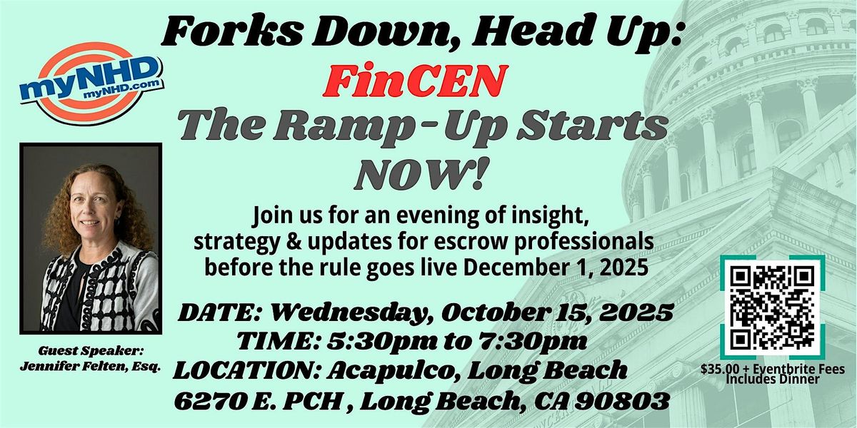 FinCEN - Forks Down, Head Up: FinCEN, The Ramp-Up Starts NOW!