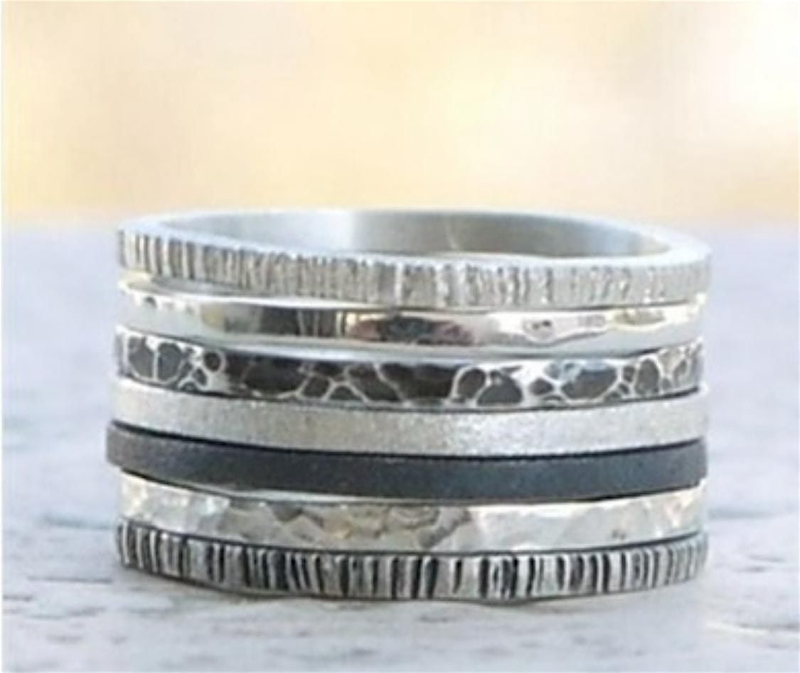 Textured  Stacking Ring Workshop