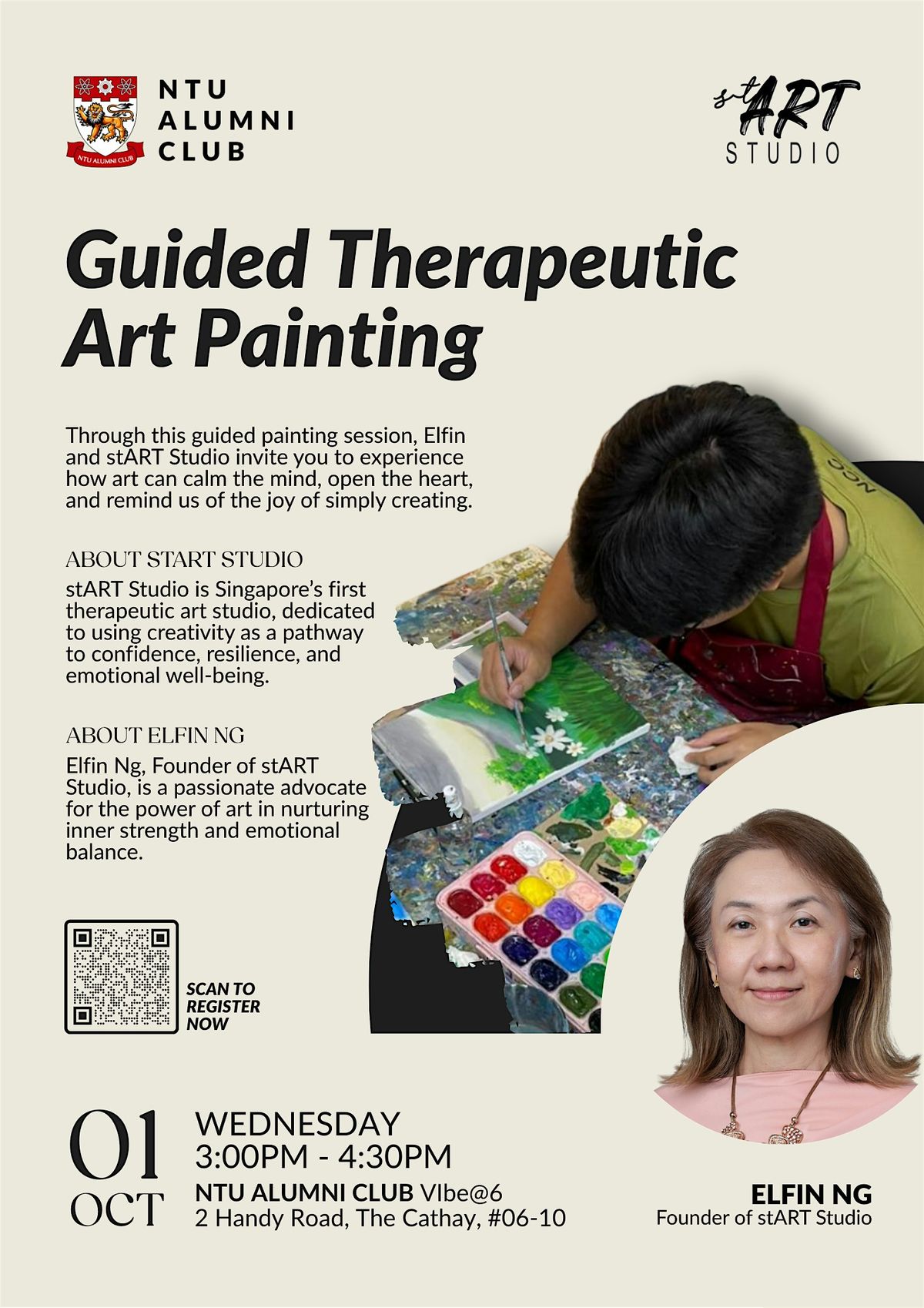 Guided Therapeutic Art Painting Session