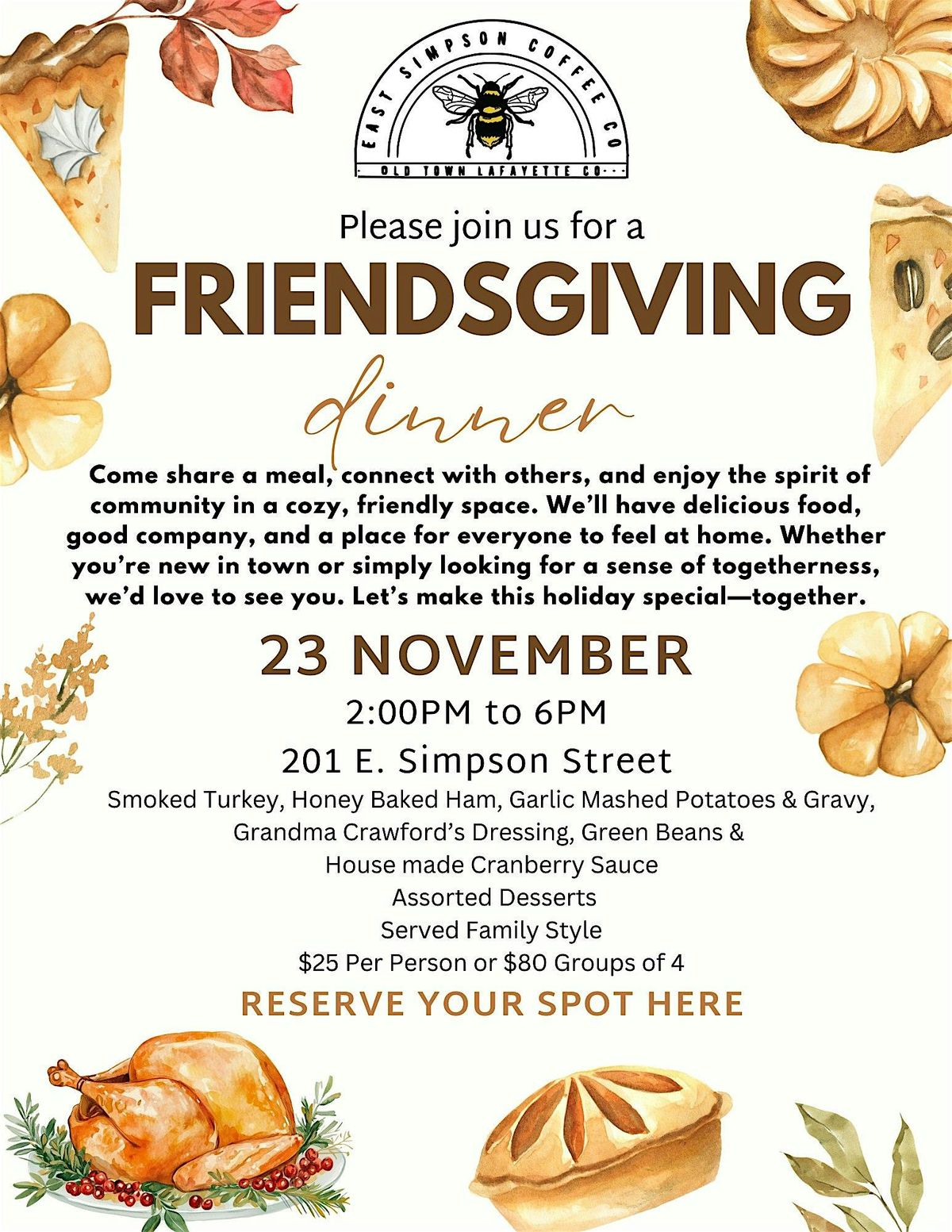 East Simpson Friendsgiving