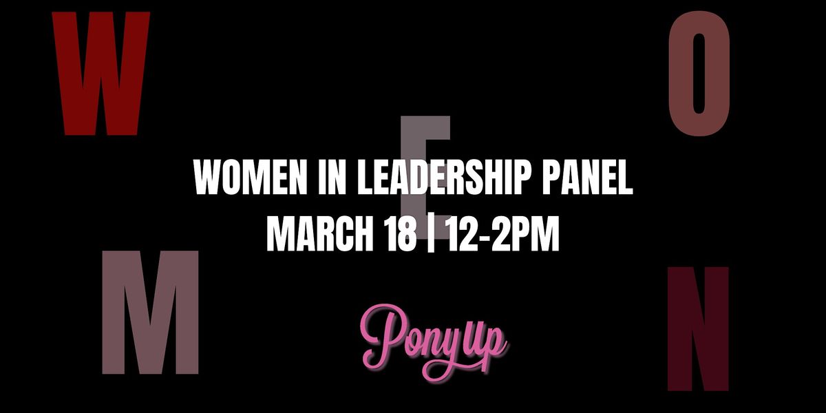 Women in Leadership Panel