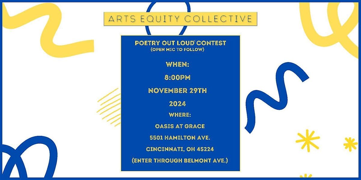 Poetry Out Loud's Free Youth Slam Competition presented by AEC