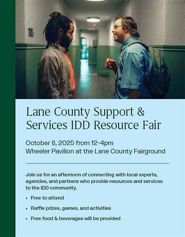 Lane County Support & Services IDD Resource Fair